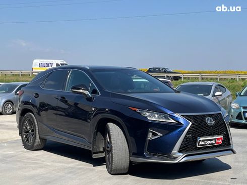 Lexus rx 350 2017 синий - фото 3