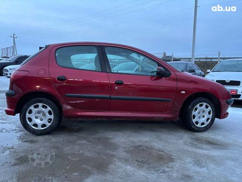 Peugeot 206 2006 красный - фото 16