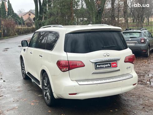 Infiniti QX80 2017 белый - фото 22