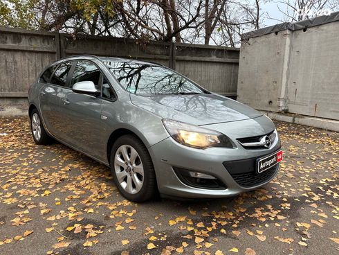 Opel Astra 2015 серый - фото 3