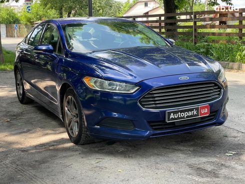 Ford Fusion 2013 синий - фото 3