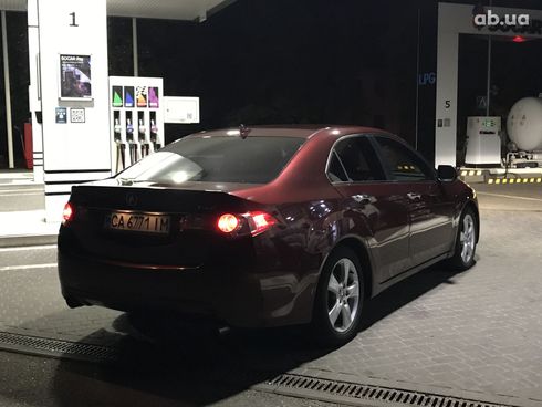 Acura TSX 2010 вишневый - фото 2