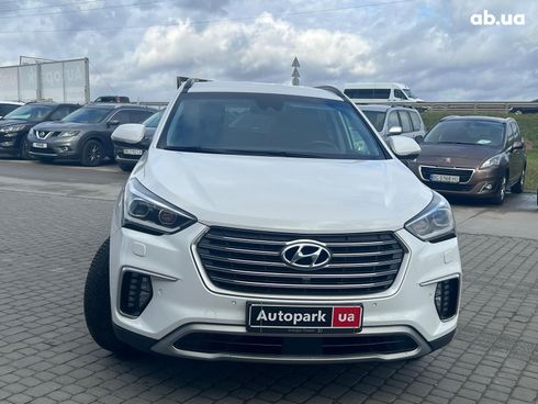 Hyundai Grand Santa Fe 2019 белый - фото 2