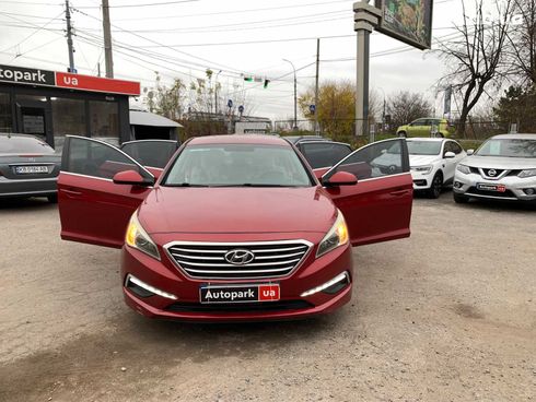 Hyundai Sonata 2015 красный - фото 53