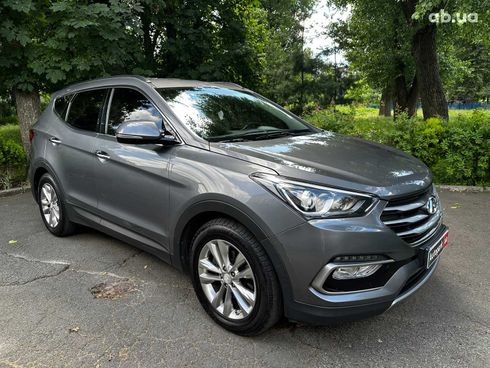 Hyundai Santa Fe 2016 серый - фото 3