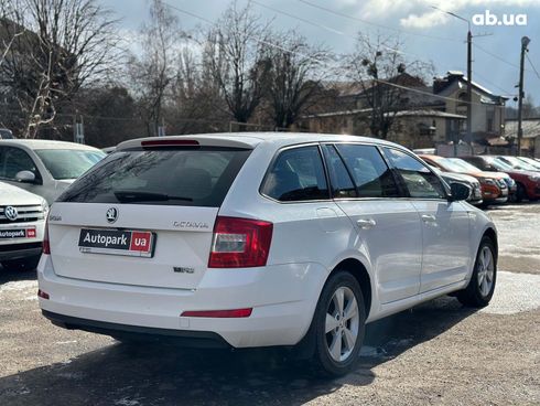 Skoda octavia a7 2014 белый - фото 8