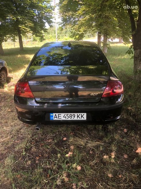 Peugeot 407 2005 черный - фото 5
