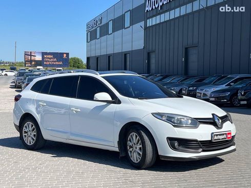 Renault Megane 2014 белый - фото 3