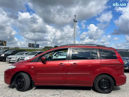 Mazda 5 2006 красный - фото 8