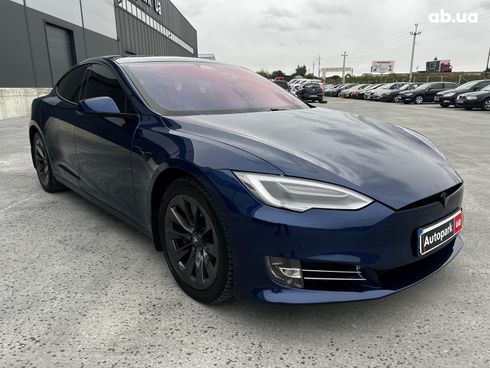 Tesla Model S 2019 синий - фото 4