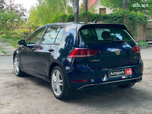 Volkswagen e-Golf 2017 синий - фото 9