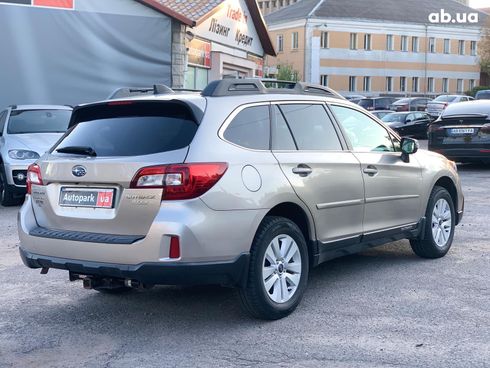 Subaru Outback 2016 бежевый - фото 5
