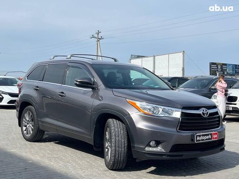 Toyota Highlander 2016 серый - фото 4