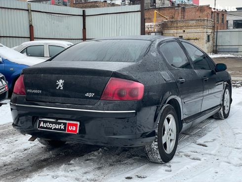 Peugeot 407 2005 черный - фото 7