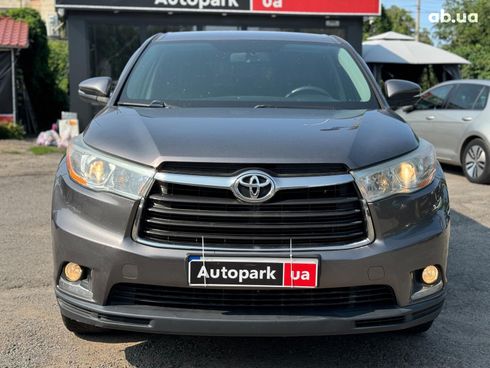 Toyota Highlander 2014 серый - фото 4