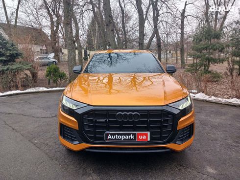 Audi Q8 2020 оранжевый - фото 2