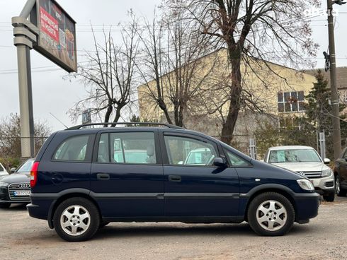 Opel Zafira 2002 синий - фото 4