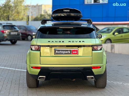 Land Rover Range Rover Evoque 2012 зеленый - фото 6
