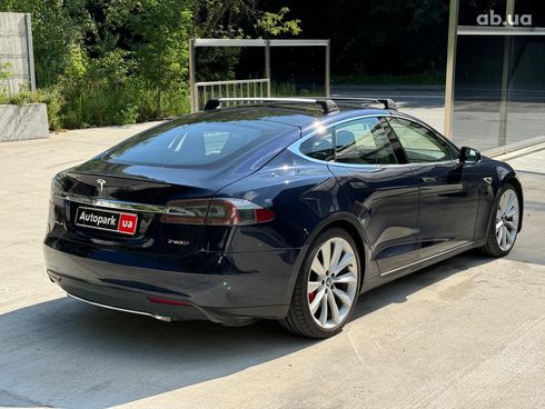 Tesla Model S 2015 синий - фото 10