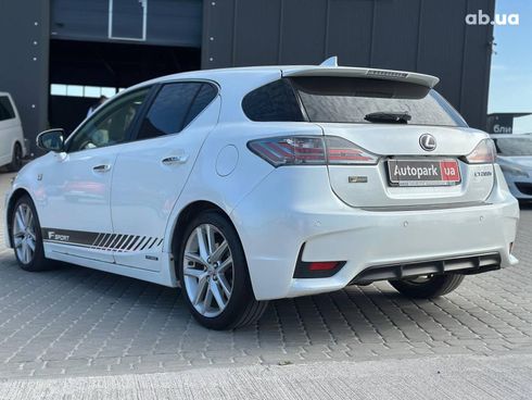 Lexus ct 200h 2016 белый - фото 7