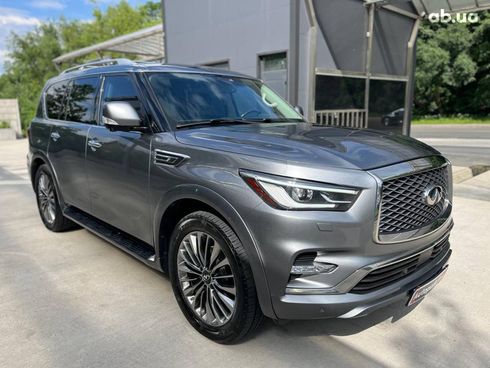 Infiniti QX80 2018 серый - фото 3