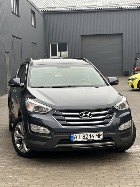 Hyundai Santa Fe 2014 синий - фото 19
