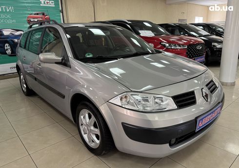 Renault Megane 2004 серый - фото 4