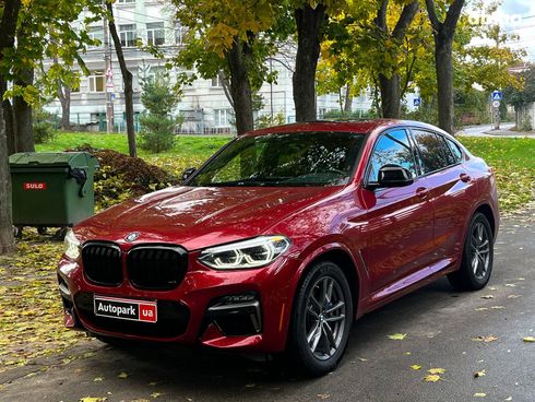 BMW X4 2020 красный - фото 3