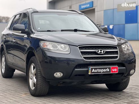 Hyundai Santa Fe 2008 черный - фото 3