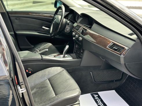 BMW 5 серия 2007 черный - фото 12