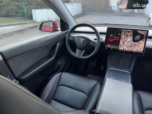 Tesla Model Y 2021 красный - фото 29