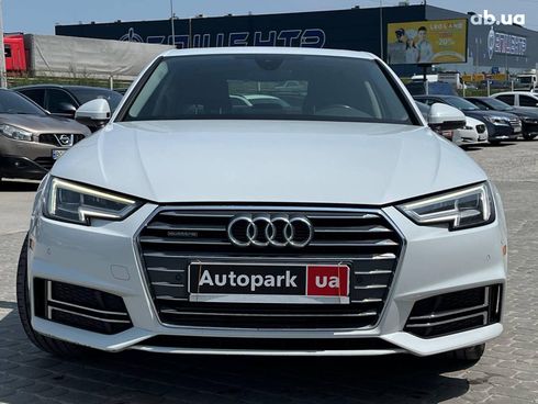Audi A4 2016 белый - фото 2