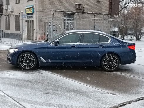 BMW 5 серия 2020 синий - фото 3