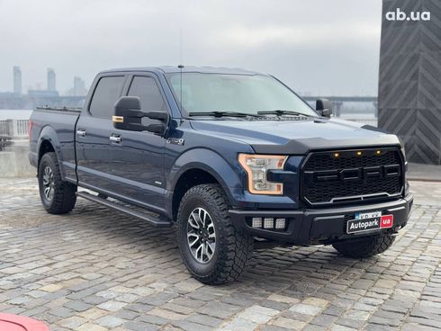 Ford f-150 2016 синий - фото 4