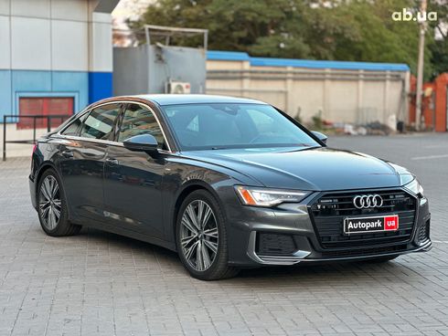 Audi A6 2019 серый - фото 3