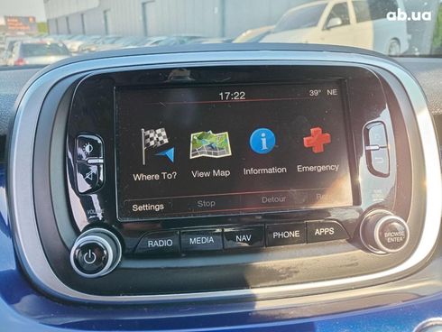 Fiat 500X 2015 синий - фото 29