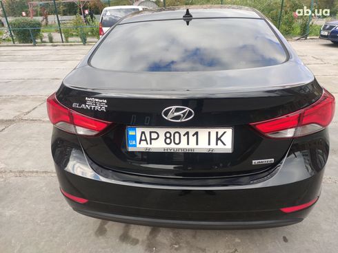 Hyundai Elantra 2015 черный - фото 2