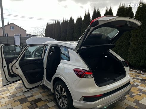 Audi Q4 e-tron 2023 белый - фото 4