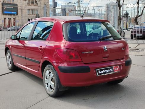 Peugeot 307 2003 красный - фото 4