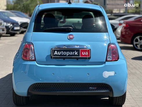 Fiat 500E 2017 синий - фото 3