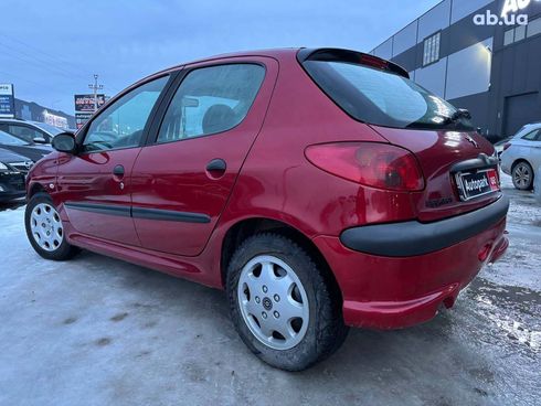 Peugeot 206 2006 красный - фото 5