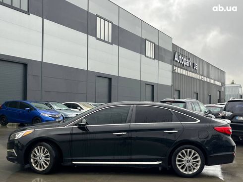 Hyundai Sonata 2015 черный - фото 2