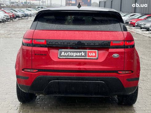 Land Rover Range Rover Evoque 2020 красный - фото 8