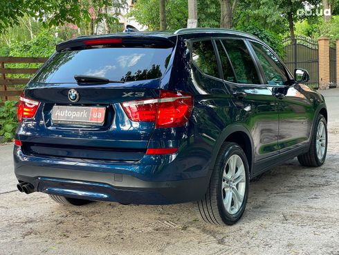 BMW X3 2016 синий - фото 10