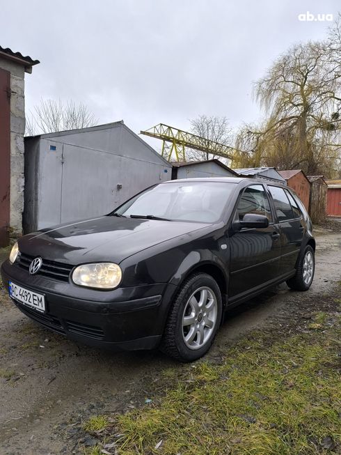 Volkswagen Golf 2001 черный - фото 11