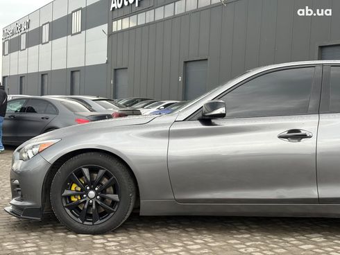Infiniti Q50 2016 серый - фото 14