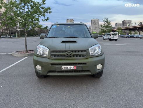 Toyota RAV4 2004 зеленый - фото 8