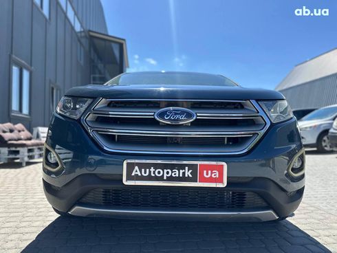 Ford Edge 2016 синий - фото 2