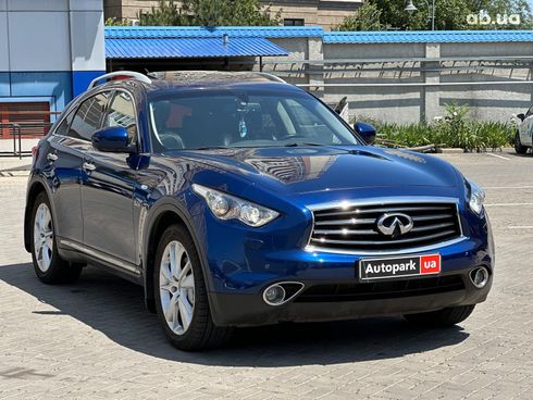 Infiniti QX70 2016 синий - фото 3