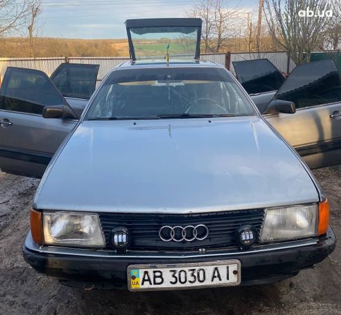 Audi 100 1985 серый - фото 13